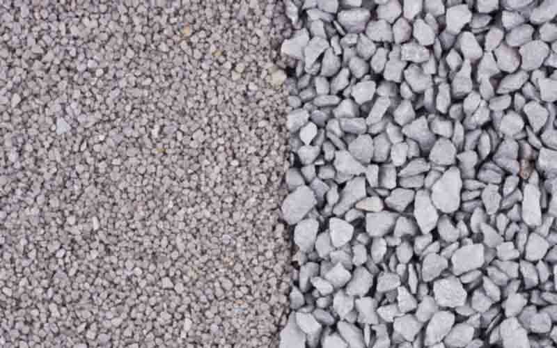 crushed stone and gravel 