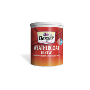 Berger 9 Ltr WeatherCoat Glow Emulsion (Red Bs)