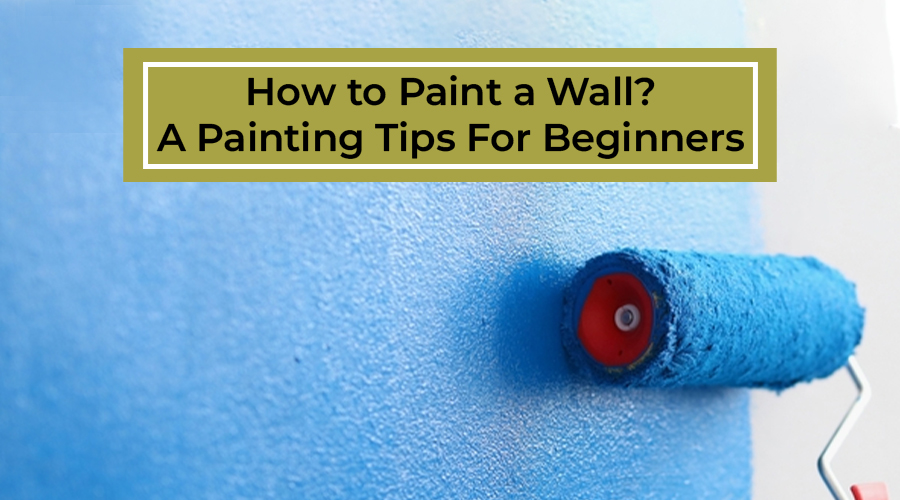 How to paint a wall