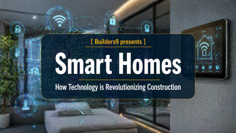 Smart home interface controlling lighting, security, and devices in a modern interior setting