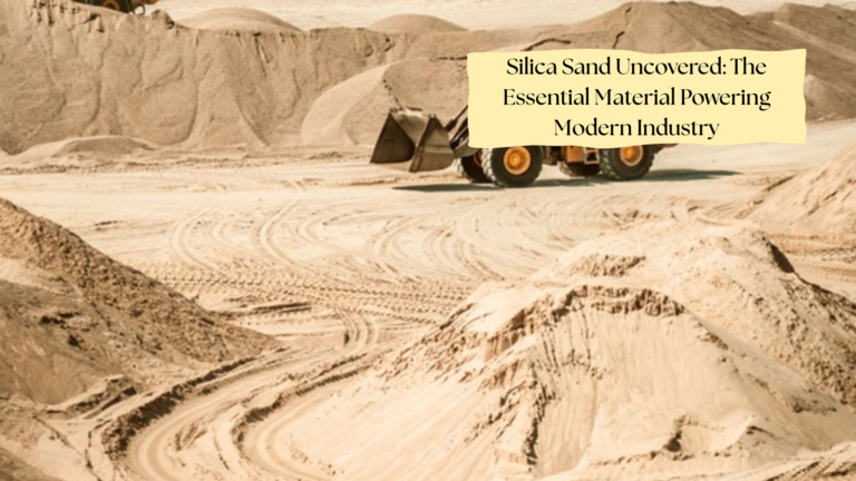 silica sand