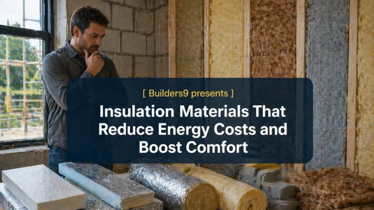 Various insulation materials like foam boards, fiberglass, and mineral wool installed in walls to improve energy efficiency and indoor comfort