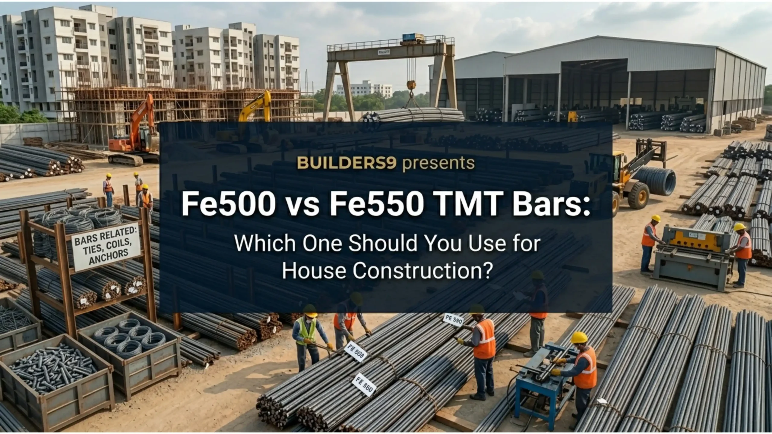 Fe500 Vs Fe550 TMT Bars
