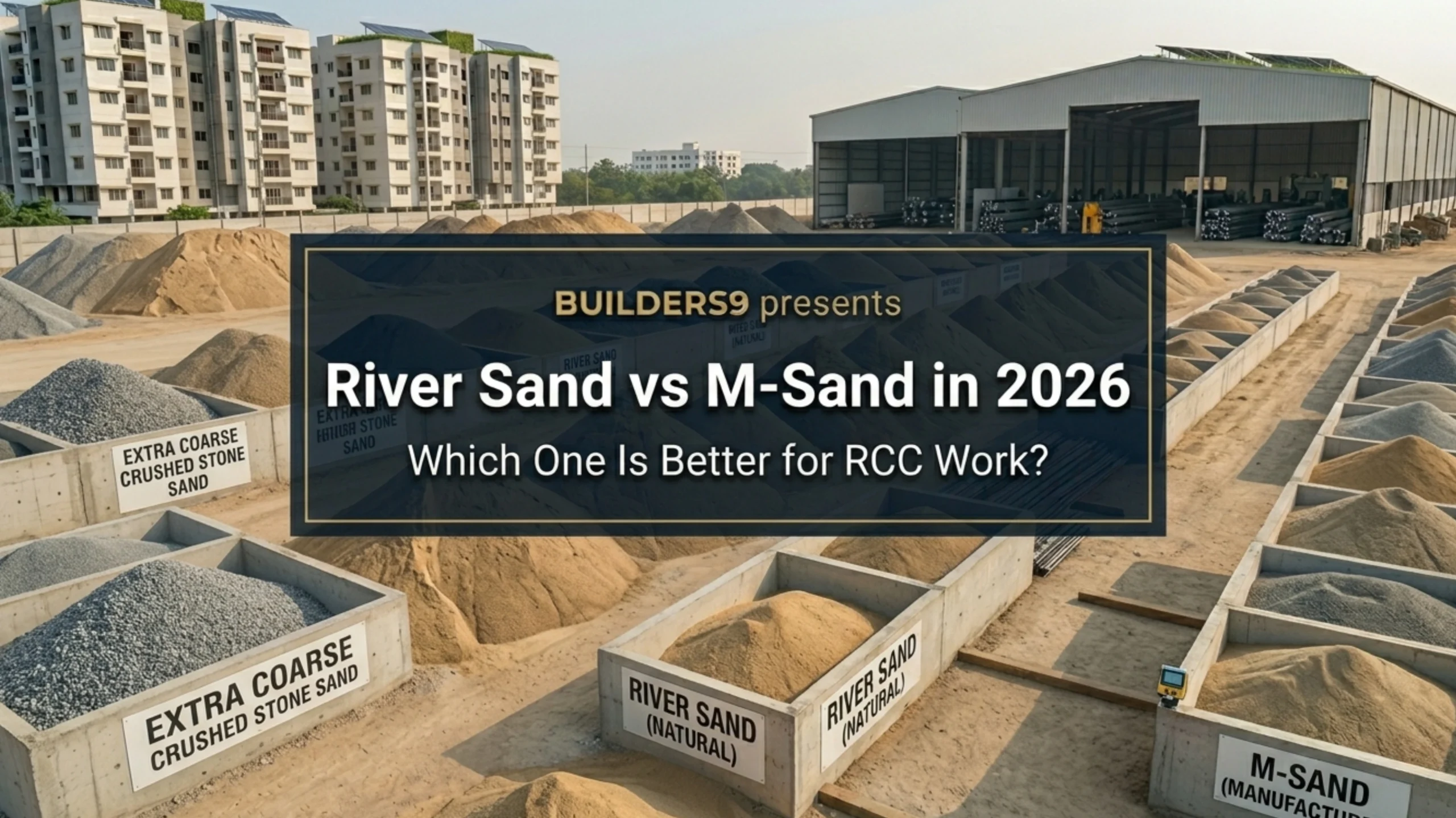 River Sand Vs M-Sand