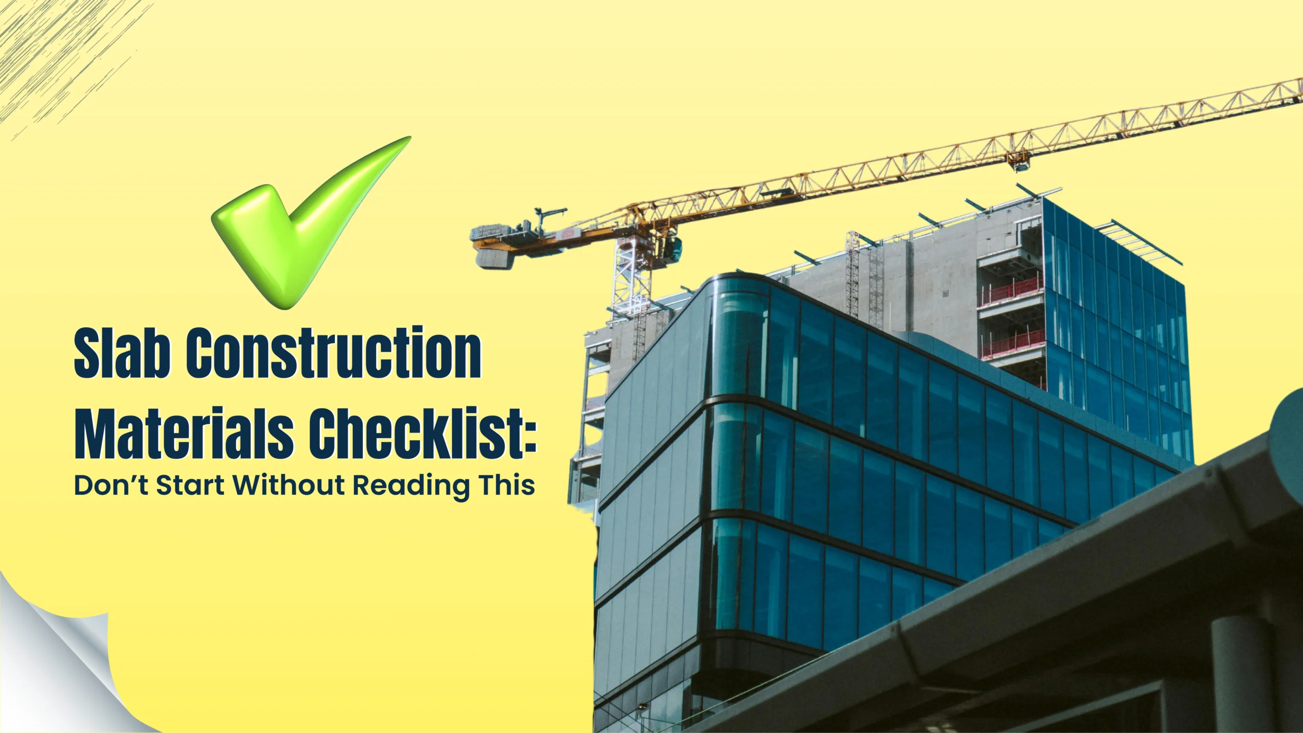 Slab Construction Materials